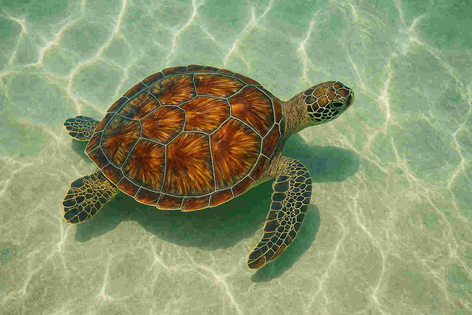 Tortuga marina colombiana